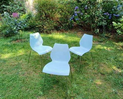 3 stoelen Kartell Maui by Vico Magistretti, mintkleur, Huis en Inrichting, Stoelen, Drie, Ophalen