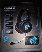 headset met microfoon verlichting en vibratie, Nieuw, Ophalen of Verzenden, Over-ear, Gaming headset