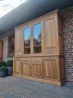 Eiken buffetkast/vitrinekast GRATIS LEVERING, Huis en Inrichting, Kasten | Buffetkasten, Ophalen of Verzenden, Zo goed als nieuw