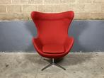 Design Egg Chair Replica Rood Fritz Hansen Arne Jacobsen, Huis en Inrichting, Ophalen, Gebruikt, Metaal, Scandinavisch Deens Design Jacobsen Frantzen klassieker