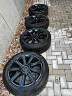 Range Rover 21” zwarte velgen + bijna nieuwe winterbanden, Ophalen, Band(en), 21 inch, Winterbanden