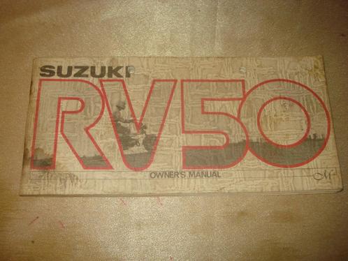 SUZUKI RV50 Ancien Manuel du Propriétaire, Motoren, Handleidingen en Instructieboekjes, Suzuki, Ophalen of Verzenden