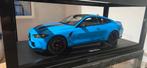 BMW M4 CS (bleu Riviera) 1/18 GT-Spirit, Hobby & Loisirs créatifs, Voitures miniatures | 1:18, Enlèvement ou Envoi, Neuf, Voiture