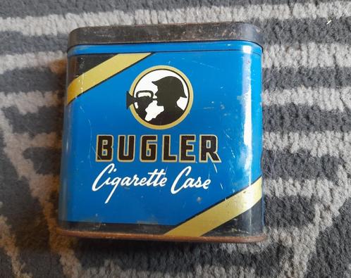 Amerikaans  Sigarettenblikje  Bugler -  WW2  -  WO2, Verzamelen, Blikken, Gebruikt, Overige, Verzenden