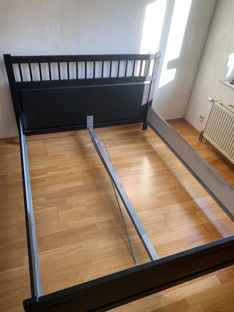 Bed 160x200cm, Maison & Meubles, Chambre à coucher | Lits, Enlèvement, Utilisé, Bois, Deux personnes