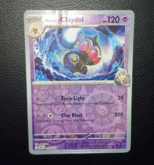 Modern Era: Steven's Claydol DRI "Rolling-Error-Card", Hobby en Vrije tijd, Verzamelkaartspellen | Pokémon, Zo goed als nieuw