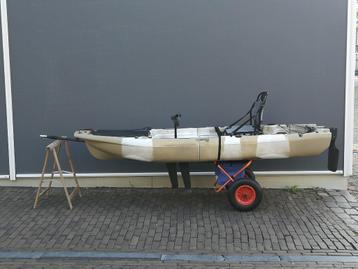 Viskajak trap-kajak deelbaar 1 persoons - nieuw! beschikbaar voor biedingen