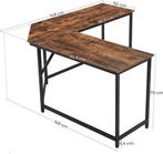Bureau - hoekbureau industrieel, Huis en Inrichting, Bureaus, Ophalen, Bureau