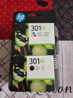 2 HP 301XL zwart en originele kleur, Computers en Software, Printerbenodigdheden, Ophalen of Verzenden, Nieuw, Cartridge, HP
