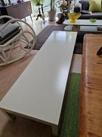 190 cm lange witte tafel, Huis en Inrichting, Tafels | Salontafels, Ophalen, Gebruikt, 50 tot 100 cm, 150 tot 200 cm