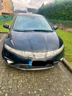 Honda civic 5 portes 2007 2.2D, Auto's, Stof, 4 cilinders, Electronic Stability Program (ESP), Zwart