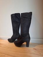 Zwarte Daim laarzen maat 38, Kleding | Dames, Schoenen, Ophalen of Verzenden, Zo goed als nieuw
