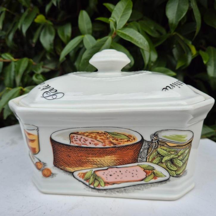 Apilco prachtige Franse  terrine met deksel, Antiek en Kunst, Antiek | Keramiek en Aardewerk, Ophalen of Verzenden