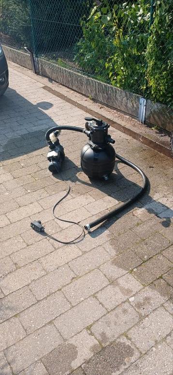 Zandfilter + pomp, Enlèvement, Comme neuf