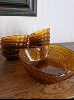 Vintage schaal + 10 kommetjes, Huis en Inrichting, Ophalen, Schaal