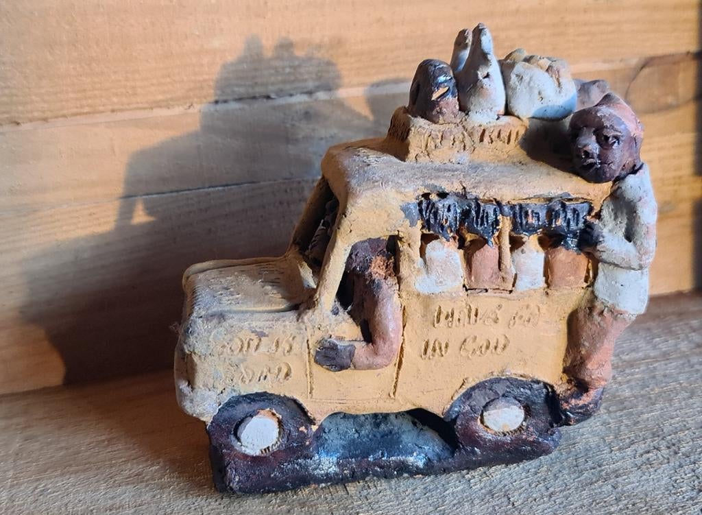 Terracottabus, Afrikaanse ambachten, Antiek en Kunst, Antiek | Keramiek en Aardewerk, Ophalen of Verzenden