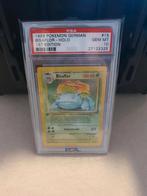 Kit de base Pokemon 1999 Bisaflor 15/102 GER PSA10 1 pièce É, Foil, Cartes en vrac, Enlèvement ou Envoi, Neuf