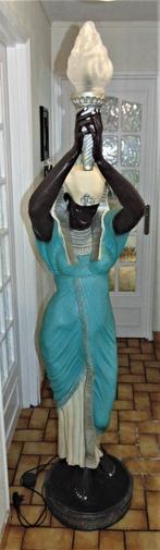Ancien Lampe Statue en plâtre, Antiquités & Art, Enlèvement