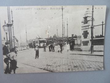 carte postale ancienne Schijnpoort Antwerpen Tram, Avant 1940, Photo, Comme neuf, Autres sujets/thèmes
