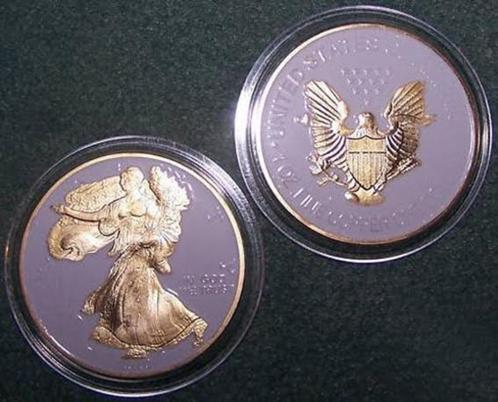 USA 2010 American Eagle replica 1 Troy Ounce Copper, Timbres & Monnaies, Métaux nobles & Lingots, Cuivre, Envoi