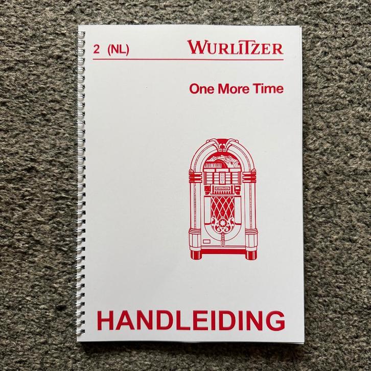 Jukebox Wurlitzer 1015 OMT Handleiding Nederlandse Versie, Verzamelen, Automaten | Jukeboxen, Nieuw, Wurlitzer, 1970 tot heden