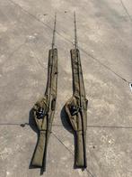 2 vishengels avid traction 12FT 3lb met black pit 600 molen, Watersport en Boten, Hengelsport | Karpervissen, Ophalen, Molen