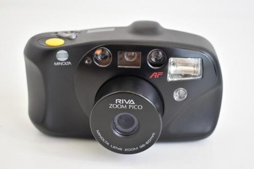 TOP - Minolta Riva Zoom PICO - Point&Shoot + Batterij (gere), TV, Hi-fi & Vidéo, Appareils photo analogiques, Comme neuf, Compact