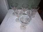 6 oude kristallen Westmalle glazen, jaren 1970-80, Antiek en Kunst, Ophalen of Verzenden
