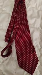 cravate rouge à motif, 100 % soie/soie, Vêtements | Hommes, Cravates, Comme neuf, Enlèvement ou Envoi