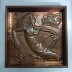 Koper art deco Maredsous metier d'art, Ophalen of Verzenden, Koper