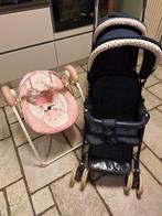 Tweelingbuggy  en babyschommel Little World, Kinderen en Baby's, Buggy's, Ophalen, Zo goed als nieuw