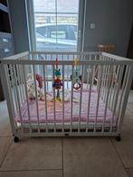 Park/box baby + matras, Kinderen en Baby's, Babyparken, Ophalen, Zo goed als nieuw, Rechthoekig, In hoogte verstelbaar