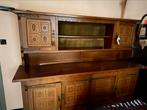 Buffet vaisselier en bois massif - rustique, Antiek en Kunst, Ophalen