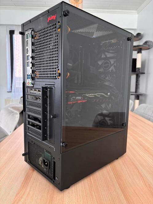 Gaming pc AMD / Monitor ook! / alles om testarten !✅, Computers en Software, Desktop Pc's, Zo goed als nieuw, SSD, Met monitor