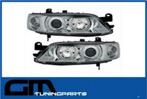 # Angel eyes koplampen opel vectra B # chrome uitvoering, Auto-onderdelen, Ophalen of Verzenden, Nieuw, Opel