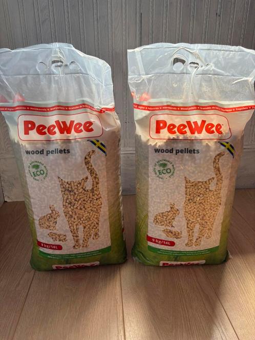 PeeWee hout korrels, Dieren en Toebehoren, Kattenvoerbakken en Drinkbakken, Nieuw, Ophalen