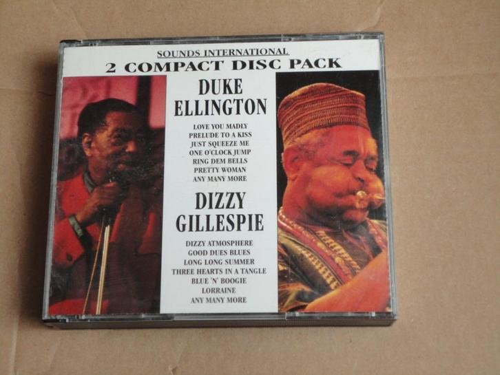 2CD  DUKE ELLINGTON - DIZZY GILLESPIE -2CD, Cd's en Dvd's, Cd's | Jazz en Blues, Ophalen of Verzenden
