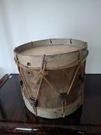 Oude antieke trommel / Napoleontisch muziekinstrument, Muziek en Instrumenten, Percussie, Ophalen, Gebruikt, Trommel