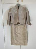 feestkleedje beige met vestje Linea Raffaeli, Vêtements | Femmes, Robes, Neuf, Taille 38/40 (M), Linea raffaelli, Enlèvement ou Envoi