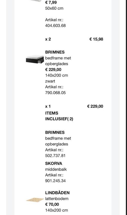 BoxBed van IKEA, Maison & Meubles, Chambre à coucher | Lits boxsprings, Neuf, 140 cm, 200 cm, Deux personnes, Noir, Enlèvement