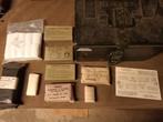 Boîte de premiers secours ABL en bois avec contenu, Collections, Armée de terre, Enlèvement ou Envoi, Caisse ou Géocache