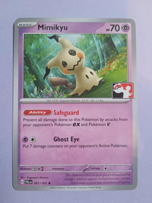 097 Mimikyu (PPS4) - Paldea Evolved - Pokémon, Hobby & Loisirs créatifs, Jeux de cartes à collectionner | Pokémon, Comme neuf