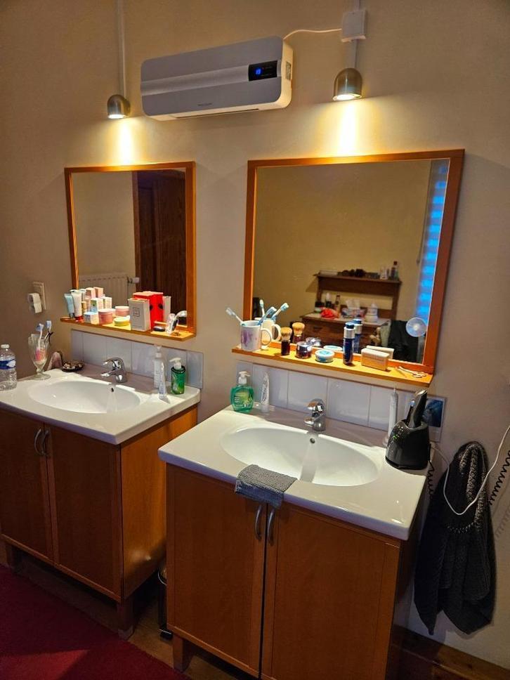 Meubles et matériaux de salle de bain, Huis en Inrichting, Badkamer | Badkamermeubels, Gebruikt, Wastafelkast, Minder dan 100 cm