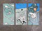 Tintin, 3 tirages de 20x 39cm, Comme neuf, Plusieurs BD, Enlèvement ou Envoi, Hergé