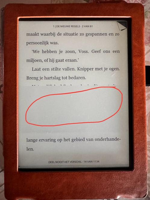 Kobo Aura HD scherm defect, Computers en Software, E-readers, Niet werkend, Ophalen