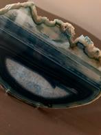 Agaatschijf blauw., Handtassen en Accessoires, Ophalen of Verzenden, Zo goed als nieuw