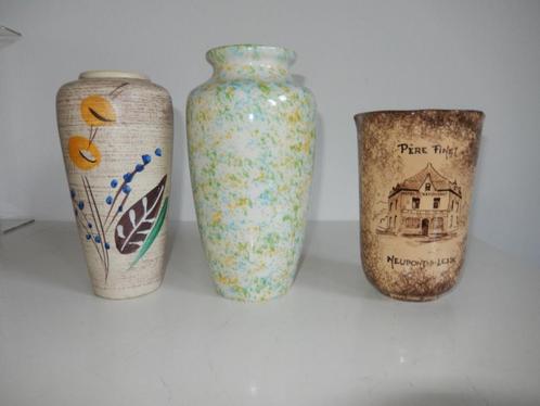 3 Vazen in aardewerk, Maison & Meubles, Accessoires pour la Maison | Vases, Neuf, Autres couleurs, Moins de 50 cm, Poterie ou Porcelaine