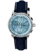 Montre Zeppelin bleu clair, Bijoux, Sacs & Beauté, Montres | Hommes, Enlèvement ou Envoi, Neuf