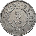 Belgique 5 centimes, 1916, Timbres & Monnaies, Monnaies | Belgique, Enlèvement ou Envoi, Monnaie en vrac, Argent, Plaqué argent