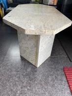 Granieten tafel in perfecte staat afhalen in Sijsele, Huis en Inrichting, Ophalen, Zo goed als nieuw